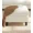Off White, variant on Welzona 26.7" Teddy Fabric Storage Ottoman, Square Footrest Bench with Hidden Compartment, Tool-Free Assembly, Off White