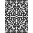 thumbnail image 1 of Ahgly Company Indoor Rectangle Patterned Gray Novelty Area Rugs, 2' x 3', 1 of 6