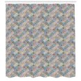 thumbnail image 3 of Ambesonne Geometric Shower Curtain, Folkloric Effect Tile, 69"Wx84"L, Multicolor, 3 of 3