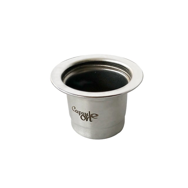 Café recargable de acero inoxidable C-apsule Reutilizable Coffeeware Compatible con Nespresso yeacher Cápsula de café