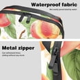 thumbnail image 4 of Peach Charger Organizer Hard Drive Bag Cable Cord Organizer Small Storage Pouch Oxford Fabric Waterproof Electronic Digital Accessories Travel Case 5.9x9.44x3.14 in., 4 of 6