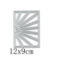 thumbnail image 2 of Troqueles metálicos DDeehs de marcos rectangulares con perforaciones para scrapbooking, 2 of 7