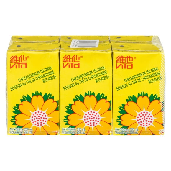 Vitasoy Chrysanthemum Tea Drink, 6 x 250 mL