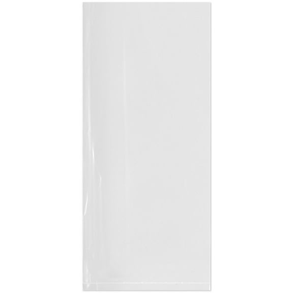 Plymor 8" x 18" (Pack of 100), 2 Mil Flat Open Clear Plastic Poly Bags