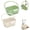 Green+white, variant on Foldable Sink Drain Basket With Food Strainer,No-Drill Hanging Drain Rack Food Catcher,Removable Kitchen Sink Waste Collector Filter,Multifunctional Faucet Storage Rack Draining for Fruits