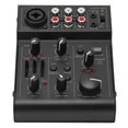 thumbnail image 3 of Mezclador USB con efectos, mezclador digital compacto de metal, controlador de mezclador de audio, mezclador de sonido digital en vivo de alta capacidad, 3 of 8