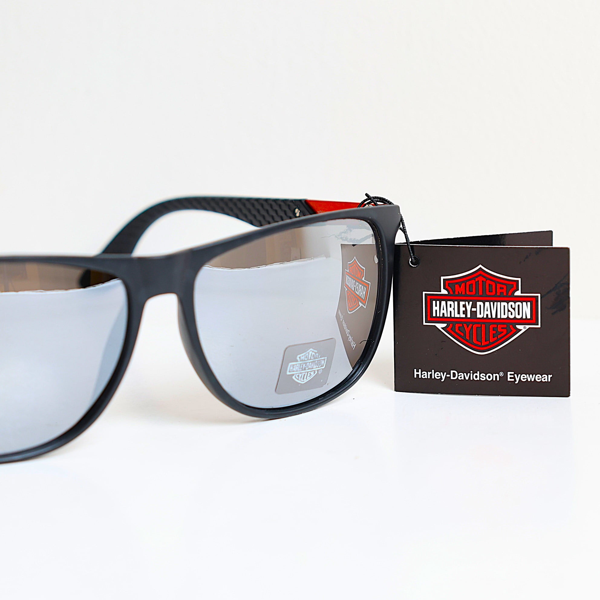 Harley-Davidson Men's Oversized Sunglasses, Matte Black Frame