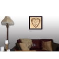 thumbnail image 3 of TrendyDecor4U Love Begins At Home By Linda Spivey Printed Wall Art LS1569-712, 3 of 3