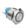 thumbnail image 4 of Mini interruptor de botón a prueba de agua de aleación de material acero inoxidable de 1 pieza / de 25 mm Yotijar Interruptor de botón pulsador LED de anillo, 4 of 5