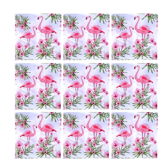 40 servilletas con estampado de flamencos, papel de seda único, servilletas útiles para fiestas, banquetes y uso diario.