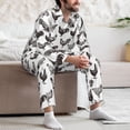 thumbnail image 7 of Balery Funny Chicken Pattern Pajama Sets for Men Long Sleeve 2 Piece Sleepwear Loungewear Sets Soft PJ's with Pockets Long Sleeve Comfy Pj Sets-Large, 7 of 7