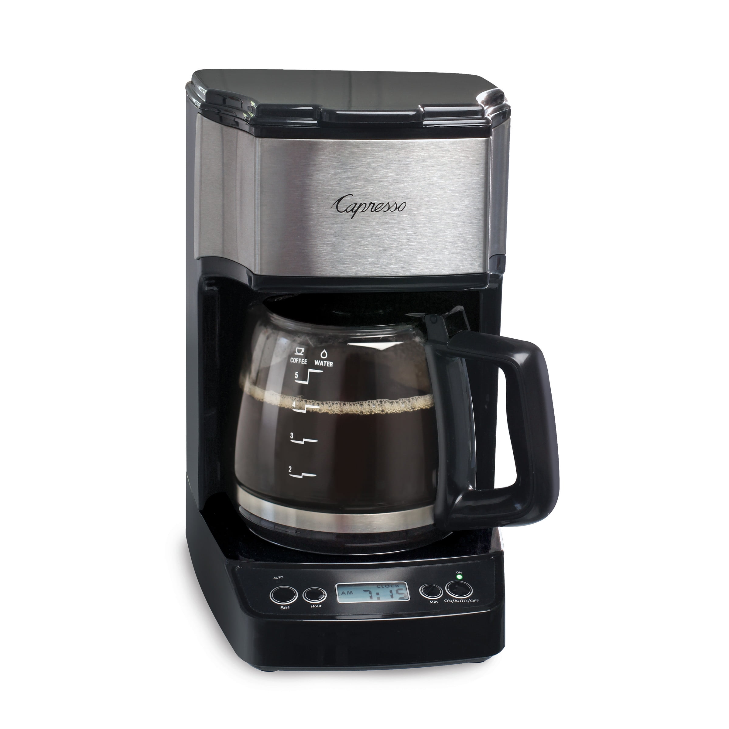 Living Solutions 5 Cup Coffee Maker Black