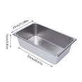 thumbnail image 4 of Miumaeov Full Size Steam Table Pans, 6-Pack 6 Inch Deep Restaurant Steam Table Pans Commercial, Hotel Pan Made of 201 Stainless Steel, 4 of 11