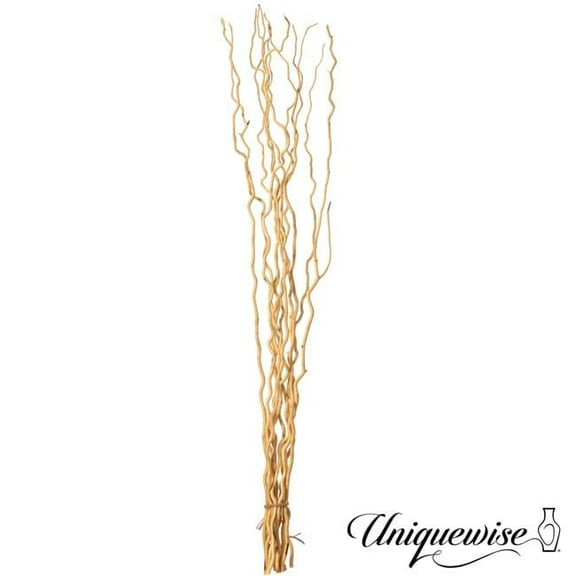 12 pcs Natural Decorative Dry Branches Authentic Mulberry Sticks, Home Decoration and Wedding Craft 70 in, peeled white