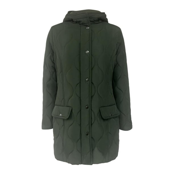 Chamarra George Para Mujer Estilo Invernal Talla M Color Vino