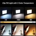 thumbnail image 3 of Luz De Cámara Web, ABS Resistente Con Clip En Diseño De Luz Para Computadora Portátil Para Selfie, 3 of 8