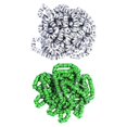 thumbnail image 4 of kusrkot 100x Aluminum Pigeon Leg Rings Pigeon Foot Bands Identification for Parrot Quail White and Green, 4 of 9