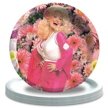 Parton Paper Plates Birthday Decorations Party Supplies Tableware Disposable Dinnerware