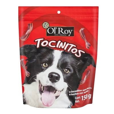 Bocadillos Para Perro Ol'Roy Tocinitos 150 g