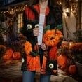 thumbnail image 6 of Hessimy Halloween Sweaters for Women Button Down V Neck Knit Sweater Cardigan Fall Winter Open Front Outerwear(Orange,XXL), 6 of 9