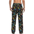thumbnail image 2 of HPINK-T Cocktails Men's Pajama Pants Pjs Bottoms with Pockets Sleep Lounge Pants for Men, 2 of 13