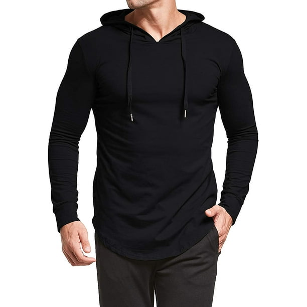 Aiyino Men's S-5X Long Sleeve Fashion Athletic Hoodies Sport Sweatshirt ...