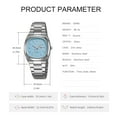 thumbnail image 6 of SKMEI Womens Watch Stainless Steel Waterproof Quartz Analog Watches for Women Casual Fashion Wristwatch, 6 of 9