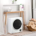 thumbnail image 3 of Magic Chef 1.5 Cu. ft. Compact Electric Dryer, White, 19.5 in L x 23.8 in H x 16.1 in D, 3 of 8