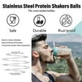 thumbnail image 3 of Shaker à Ressort, Boule de Shaker à Protéines en Acier Inoxydable pour Bouteilles Scellées, 3 of 7
