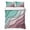 Green Purple, variant on King Quilt Set 96''x106'', Navy Blue Brown Ombre Lightweight Bedspread Coverlet Set with 2 Pillow Shams, Modern Geometric Abstract Cream Breathable All Season Quilt Bedding for Bedroom/Guest Room