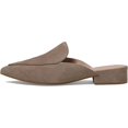thumbnail image 4 of Cole Haan Piper Irish Coffee Suede Pointed Toe Slip On Classic Mules Shoes (Irish Coffee Suede, 7.5), 4 of 5