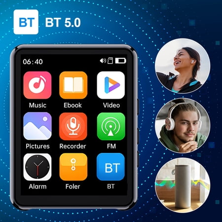 MP4 player,Video Alarm Screen Alarm With Support Player Video 2.4-inch Screen Mp4 Player Bt Player Sound Bt Sound Ebook Player Player Ebook Screen Player Screen Support Video Screen Sound