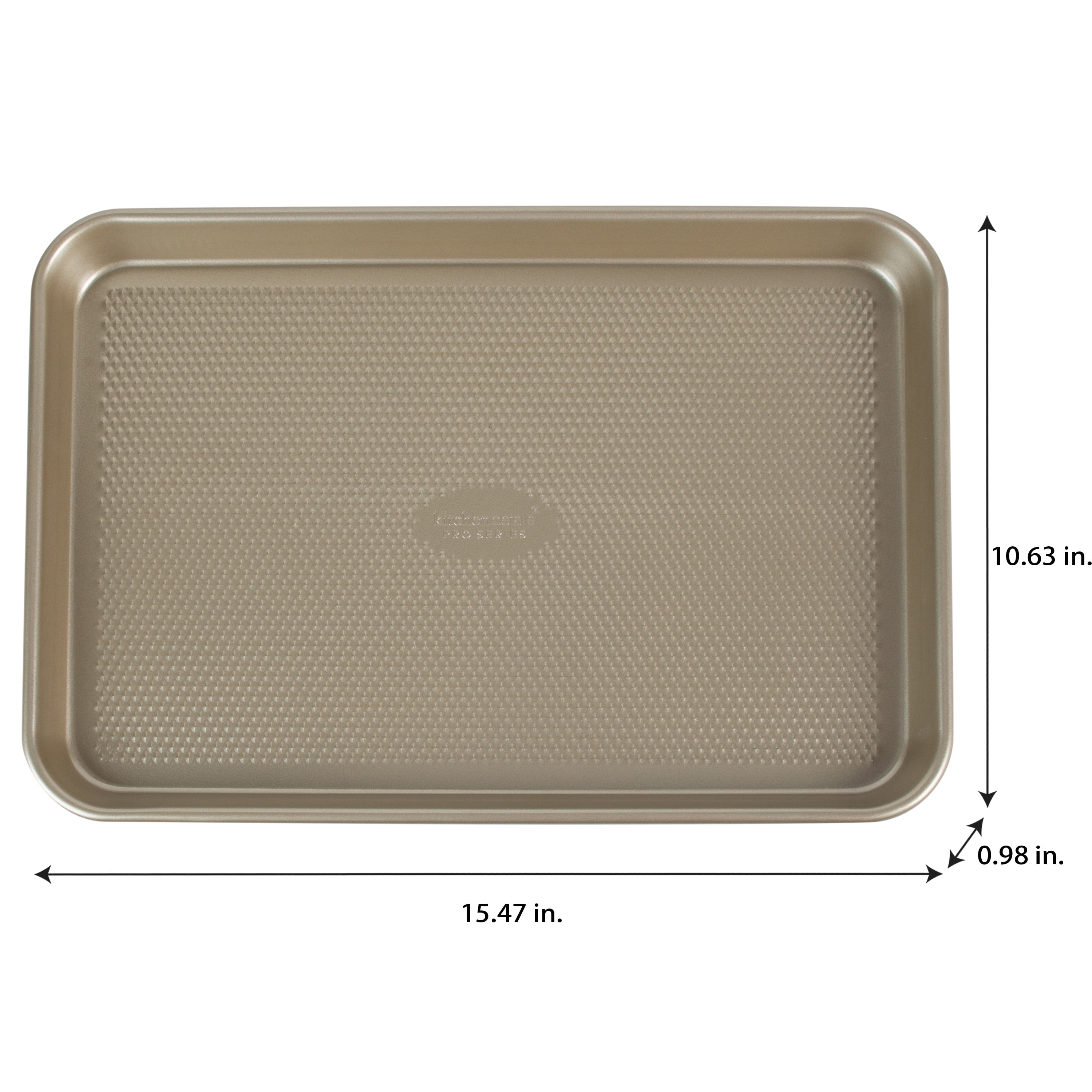 Kitchen Details Pro Series 15.5" x 10.6" Medium Nonstick Baking Sheet with Diamond Base