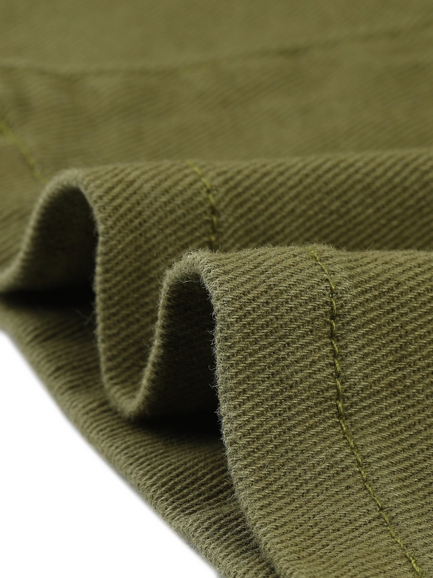 DARING DIVA Women's Y2K Adjustable Casual A-Line Midi Jean Skirt M Army Green