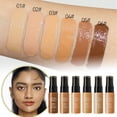 thumbnail image 3 of Six Color Liquid Foundation And Sweat Proof Easy To Apply Oil Control Concealer Foundation Concealer Foundation Liquid Foundation For Multiple Skin Types 20ml, 3 of 3