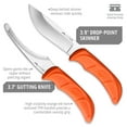 OUTDOOR EDGE JaegerPair, 3Piece Hunting Knife Combo Set for Processing