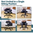 thumbnail image 6 of Meditation Chair Ergonomic Cross Legged Chair ADHD Chair with Wheels,Kneeling Chair for Office and Home,ADHD Chairs for Adults(White), 6 of 6