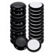 thumbnail image 1 of Paquete de 24 deslizadores de plástico para muebles de 1.1" autoadhesivos, protectores redondos para patas de muebles., 1 of 7