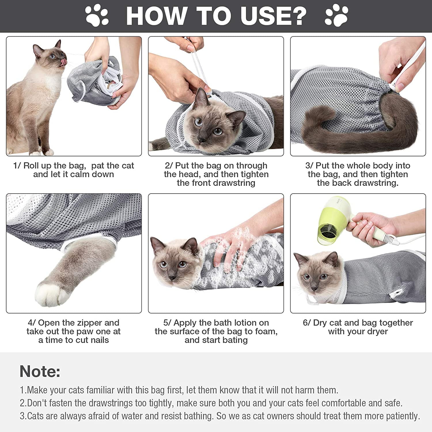 Cat grooming bag reviews cheap