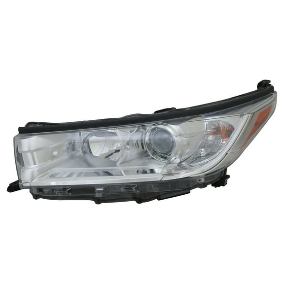New Aftermarket OEM, Factory Driver Side Headlight Assembly 811500E330 fits 2017-2019 Toyota Highlander Hybrid LE Sport Utility 4-Door