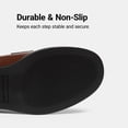 thumbnail image 4 of DREAM PAIRS Women's Classic Loafers Shiny Patent Leather Slip-On Shoes with Horsebit Detail Comfortable Round Toe Dress Shoes, 4 of 7