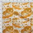 thumbnail image 4 of oneOone Cotton Jersey Orange Fabric Halloween Diy Clothing Quilting Fabric Print Fabric By Yard 58 Inch Wide, 4 of 4