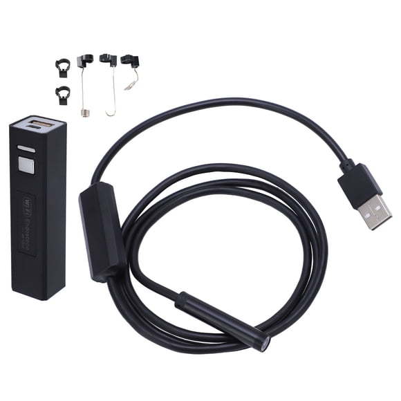 Cámara Endoscópica Inalámbrica, Cable Semirrígido Flexible Cámara De Inspección Por Boroscopio Industrial De 3 Resoluciones Ajustables Con Luz Para Mantenimiento