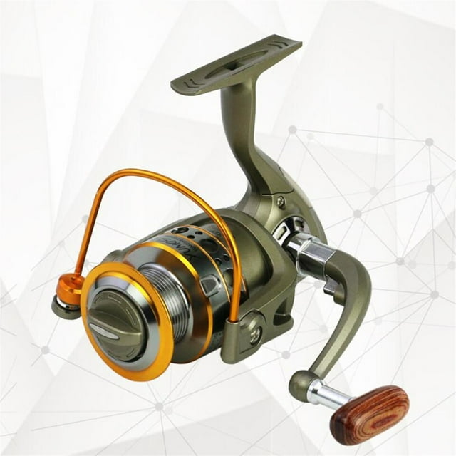 Moulinet de Pêche Spinning 1000-7000 Roulements à Billes 12BB Alliage d'Aluminium Outil de Pêche Durable, Cadre Squelettique en Aluminium Rigide