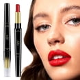 thumbnail image 5 of Double-Headed Lipstick Lip Liner Non Discoloring Lip Pen Matte Makeup Prof M4T5, 5 of 5