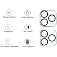 thumbnail image 2 of Ailun 3 Pack Camera Lens Protector for iPhone 16 Pro 6.3" / 14 Pro 6.1" & iPhone 16 Pro Max 6.9" / 14 Pro Max 6.7",Tempered Glass,9H Hardness,Anti-Scratch,Case Friendly[Does not Affect Night Shots], 2 of 10