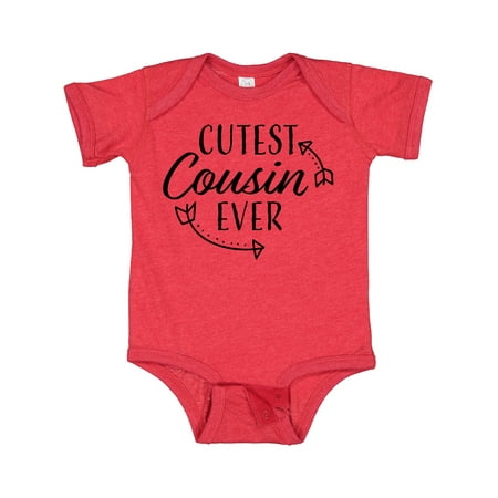 

Inktastic Cutest Cousin Ever with Arrows Gift Baby Boy or Baby Girl Bodysuit