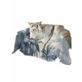 thumbnail image 2 of Palm Tree Beach Couch Cover for 2 Cushion Couch, Watercolor Botanical Seaside Washable Love Seat Sofa Covers Slipcover, Throw Sofa Covers for Pets, Furniture Protector 71"x102", 2 of 9