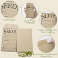 thumbnail image 2 of 200PCS Seed Packets Envelopes: Self Sealing Kraft Small Seed Envelopes for Seed Storage Resealable Seed Saving Envelopes,200 x Seed Packets Envelopes,brown, 2 of 8
