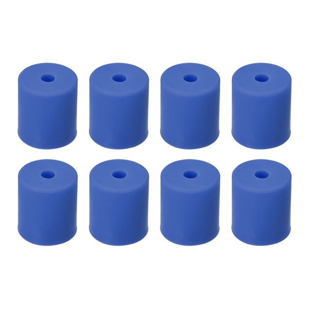 Unique Bargains Silicone Leveling Column Silicone Buffer 18mm Blue Heat-Resistant for 3D Printer Hot Bed 8pcs